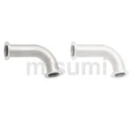 [Clean & Pack]Both Sides Weld-On Vacuum Pipes - NW Flanged × Elbow