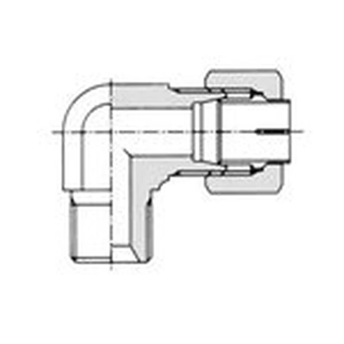 PID-132185_0 Flareless Fitting for Anti-Vibration Fitting NE Type Steel Pipe Type -Hose Connection Union Elbow (Female) - Image 1