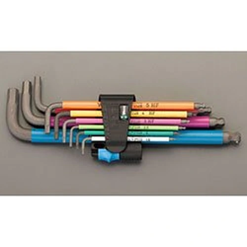 PID-133123_0 1.5 to 10 mm, 9-Piece Set, "Hex" Key Wrench (With hold function) - Image 1