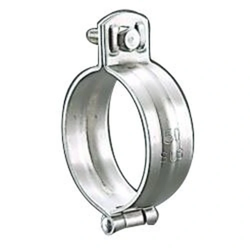 PID-134324_0 Pipe Hanger With Stainless Steel Hinged Clamping Hanger BN - Image 1