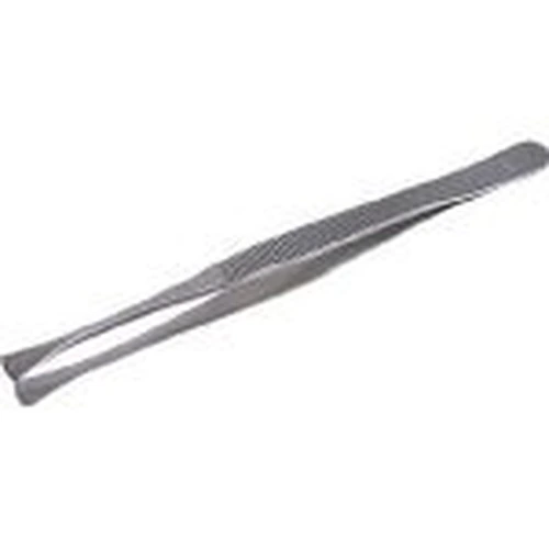 PID-135519_0 Acid Resistant Magnetic Resistant Tweezers Non-Magnetic Type Flat Type Total Length (mm) 120 - Image 1