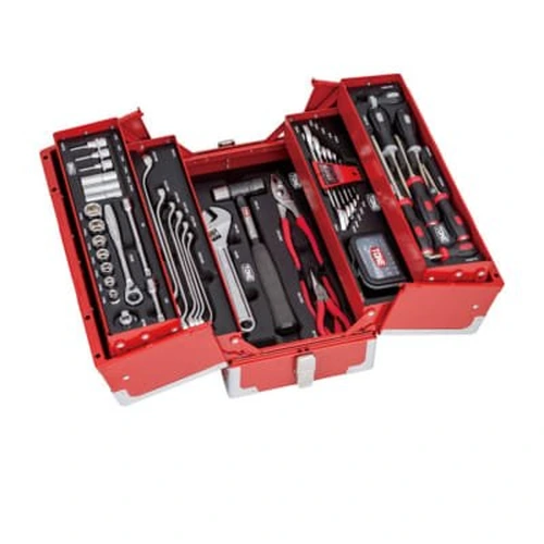 PID-137181_0 Automobile Maintenance Tool Set Red/Matte Black/Silver - Image 1