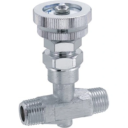 Small Needle Valve Stainless Steel Both Male Thread Type