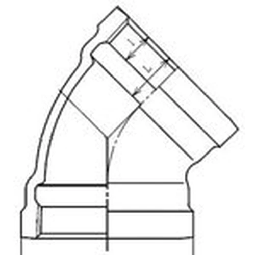 PID-142932_0 Drainage Screw Fitting 45° Elbow - Image 1