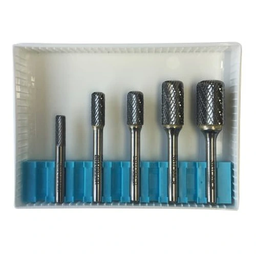 Carbide Bar Set, Cylindrical Corner Radius Blade Type, Set of 5 Units