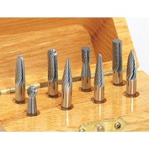 PID-145630_0 Carbide Cutter, Assorted Set (with Wood Box), Shaft Diameter ⌀6.0 - Image 1