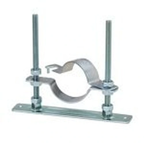 PID-146172_0 Floor Band Plate with TN Set Floor Nut (Electrogalvanized/Stainless Steel) - Image 1