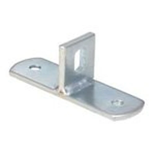 PID-147024_0 Vertical Pipe Fitting with One Hole welded T Support (Electrogalvanized/Stainless Steel) - Image 1