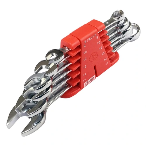 PID-148123_0 6 Pair Combi Wrench Set in PC Case - Image 1