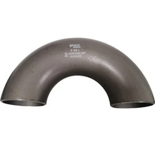 PID-155989_0 Butt Weld Pipe Fitting, Steel Pipe, 180° Elbow, Black Tube - Image 1