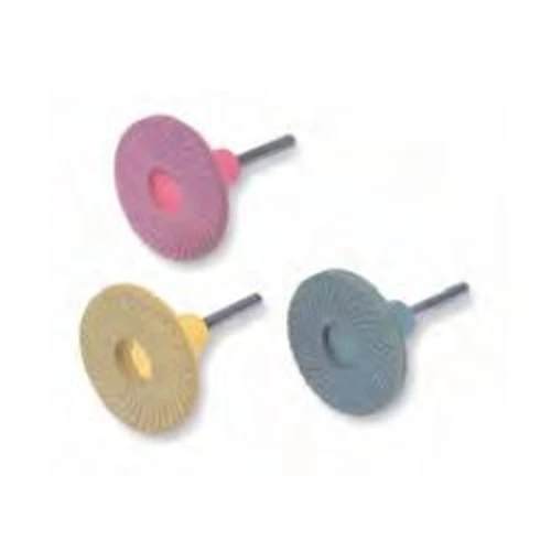 PID-158301_0 Rubber Grindstone Disc with Shaft (Rubber Pad Integrated Type) - Image 1