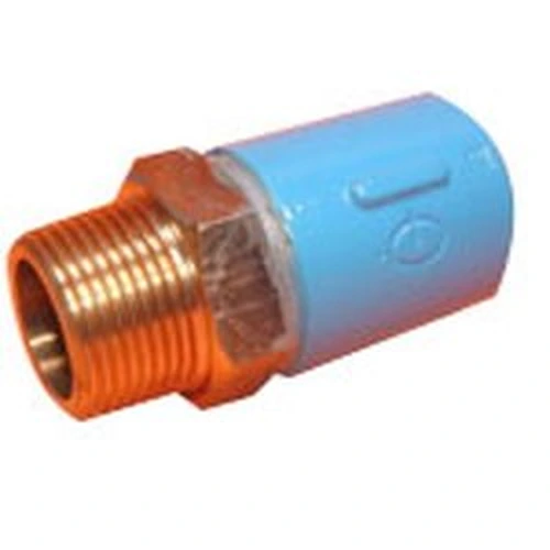 PID-158821_0 Pipe-End Anticorrosion Fitting, RCF-K Type, for Fixture Connection, Dissimilar Metal Contact Prevention Type, Male Adapter Socket - Image 1