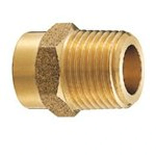 PID-162392_0 Copper Tube Fitting, Copper Tube Fitting for Hot Water Supply, Copper Tube External Threaded Socket (Bronze Rod) - Image 1