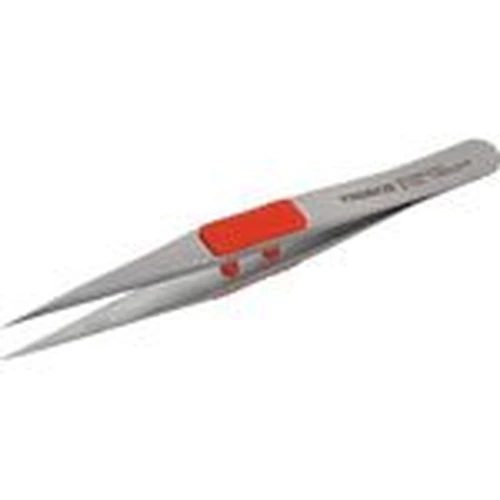 PID-163609_0 Stainless Steel Tweezers, Rubber Grip, High-Strength Tip - Image 1