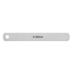 Thickness gauge leaf