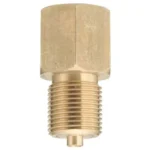 Pressure gauge connection joint