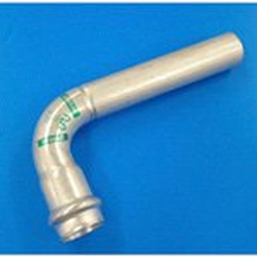 PID-165010_0 Double Press One End Socket 90° Elbow with Safety Function, for Stainless Steel Pipes - Image 1