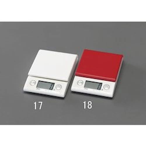 PID-168304_0 ESCO Digital Home Scale White/Red - Image 1