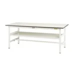 Work Table 150 Series With Fixed Intermediate Shelf, H740 mm, SUP Series