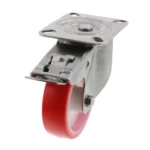 Casters - Medium Load - Wheel Material: Urethane - Swivel Type + Stopper