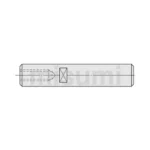 Guide Shafts One End Tapped with Wrench Slot