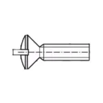 Slotted Round Flat Head Machine Screw