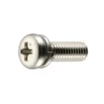 Cross-Head Pan Head Machine Screw P = 2 (Captive Spring Lock Washer)
