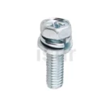 Cross Recessed Hex Head Screw With Captured Washer