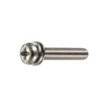Pan Head Screw with Cross/Straight Slot P=4 (SW+JIS Small Flat W)