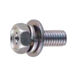 Phillips Head Upset Screw, P = 3 (SW+JIS Flat W)
