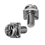 Iron Terminal Screw Plus/Minus Head SK-type (spak washer + square opposite corner stopper included)