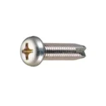 Cross Recessed Pan Head Tapping Screws, 3 Models Grooved C-1 Shape