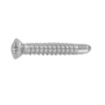 Cross Recessed Small Flat Head Tapping Screws, 2 Models with Guide, BRP Shape, G=5 D=7